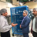بازدید جناب دکتر خدایاری از شرکت حلوا مسقطی ترنج لارستان